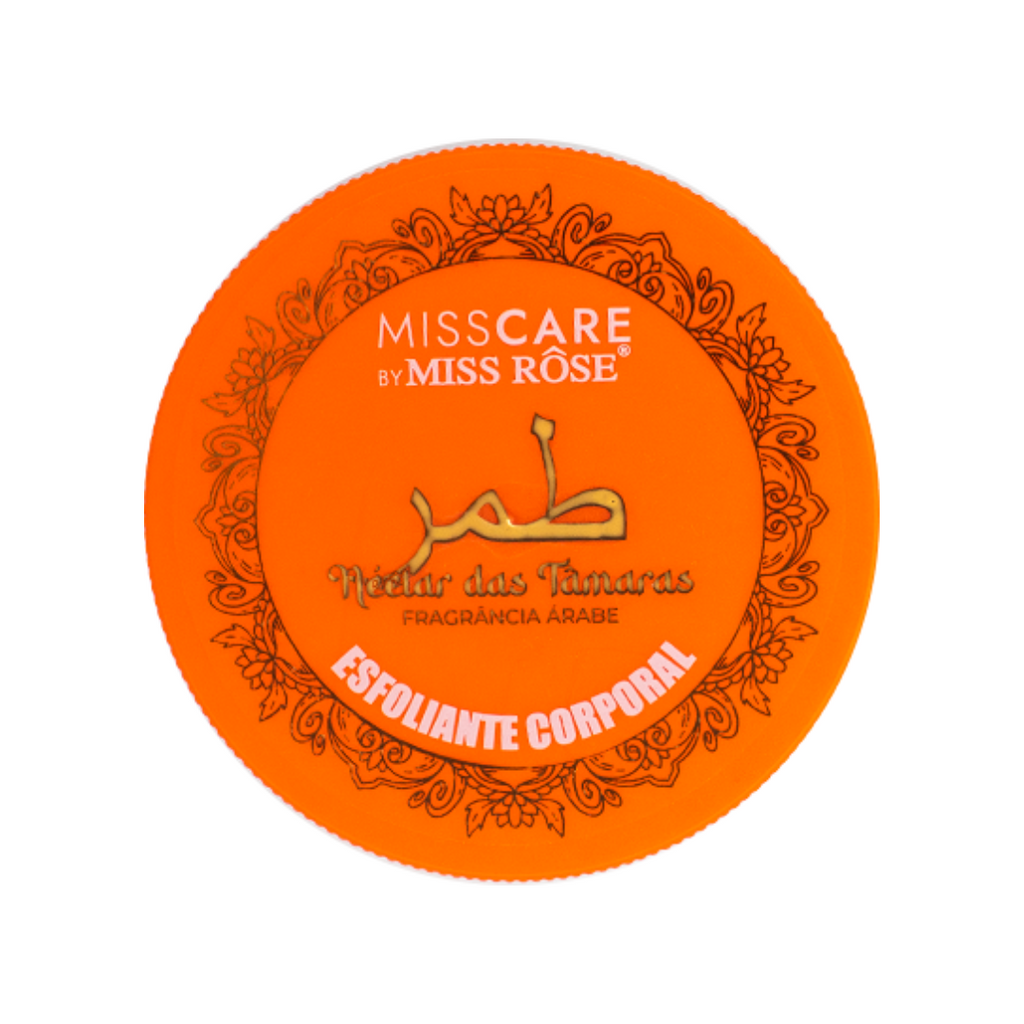 Esfoliante Corporal Fragrância árabe Néctar das Tâmaras  - Miss Rôse - Miss Rôse Brasil