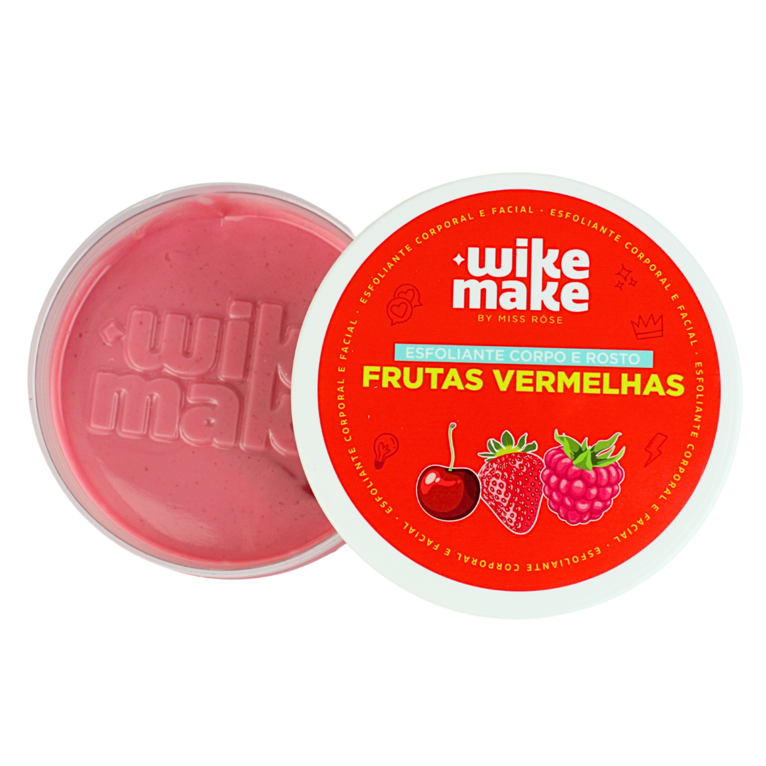 Esfoliante Corpo e Rosto Frutas Vermelhas - Wike Make By Miss Rôse. - Miss Rôse Brasil