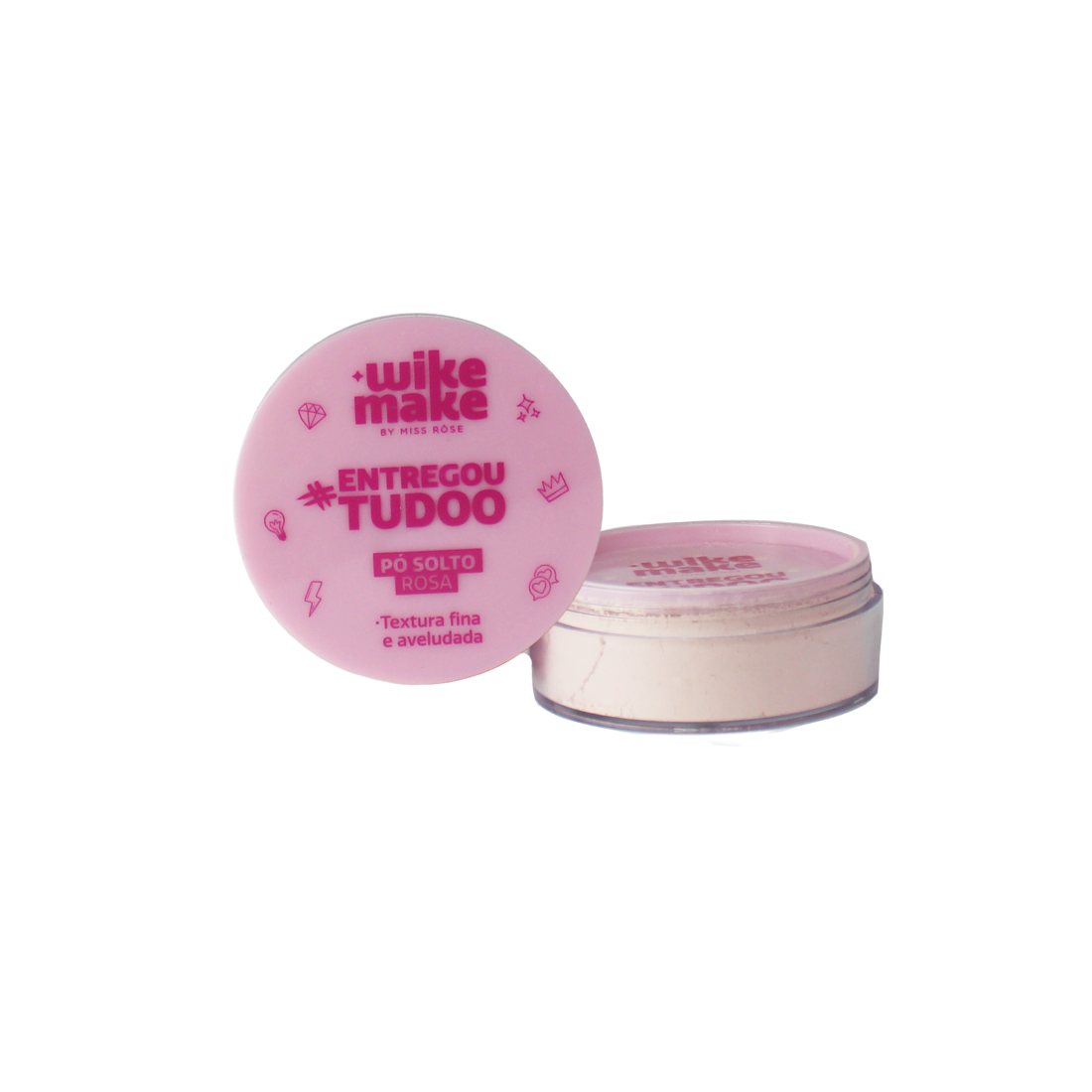Pó Translucido Facial Rosa- Wike Make By Miss Rôse – Miss Rôse Brasil