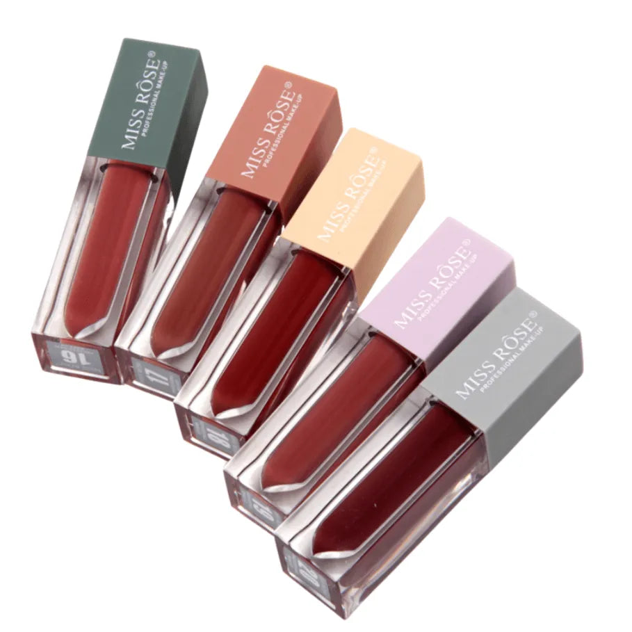 Kit Lip Gloss 5 cores Miss Rôse - Miss Rôse Brasil