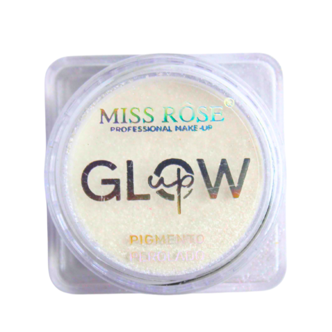 Pigmento Perolado Glow Up cor 01 Branco - Miss Rôse