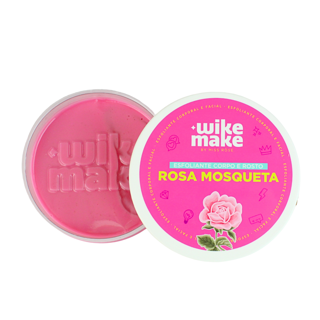 Esfoliante Corpo e Rosto Rosa Mosqueta - Wike Make By Miss Rôse - Miss Rôse Brasil