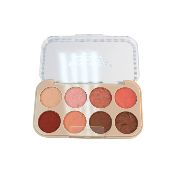 Paleta de Sombras 8 cores - Miss Rôse - Miss Rôse Brasil