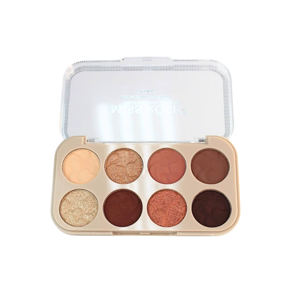 Paleta de Sombras 8 cores - Miss Rôse - Miss Rôse Brasil