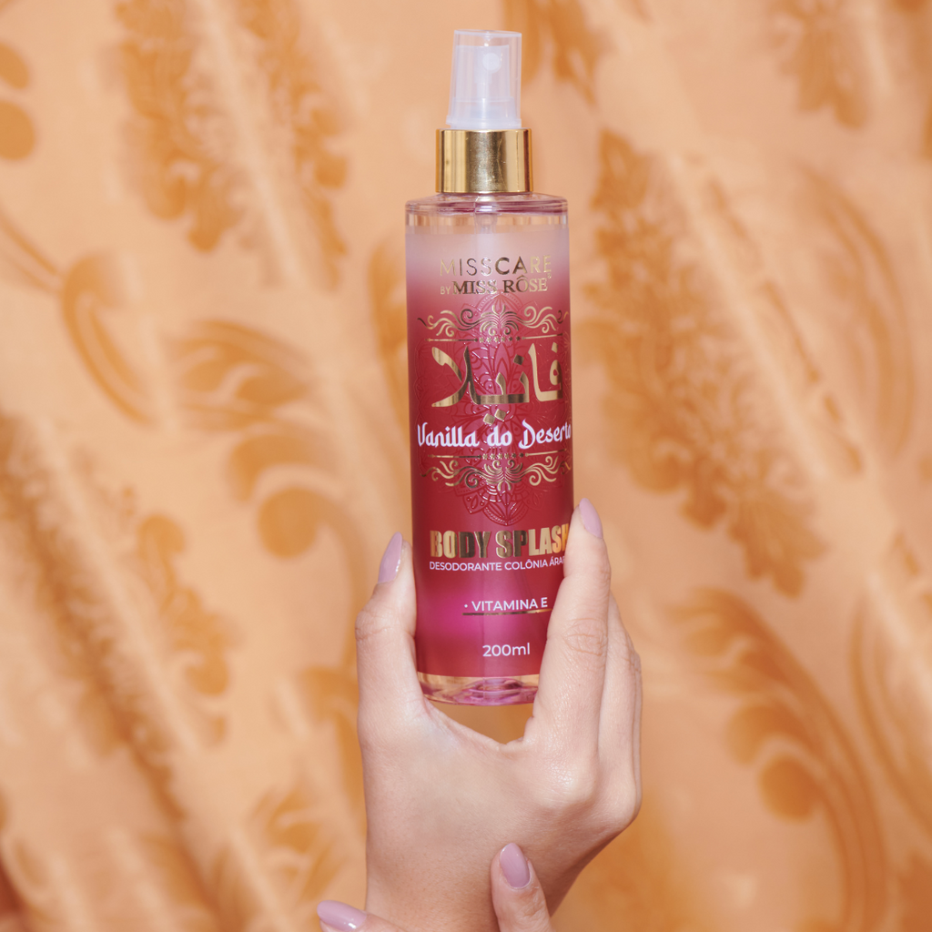 Body Splash Àrabe Vanilla do Deserto - Miss Rôse - Miss Rôse Brasil