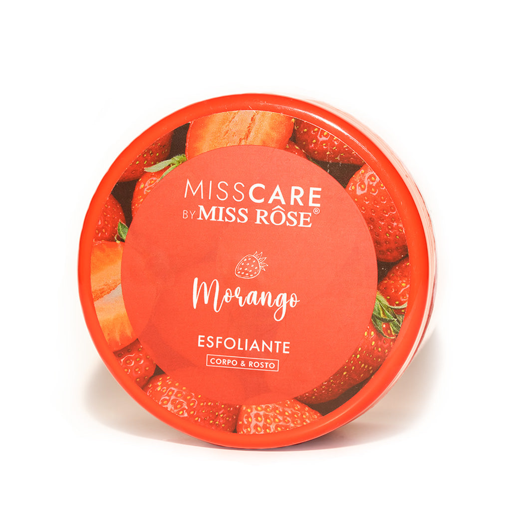 Esfoliante Corpo e Rosto Morango - Miss Rôse - Miss Rôse Brasil