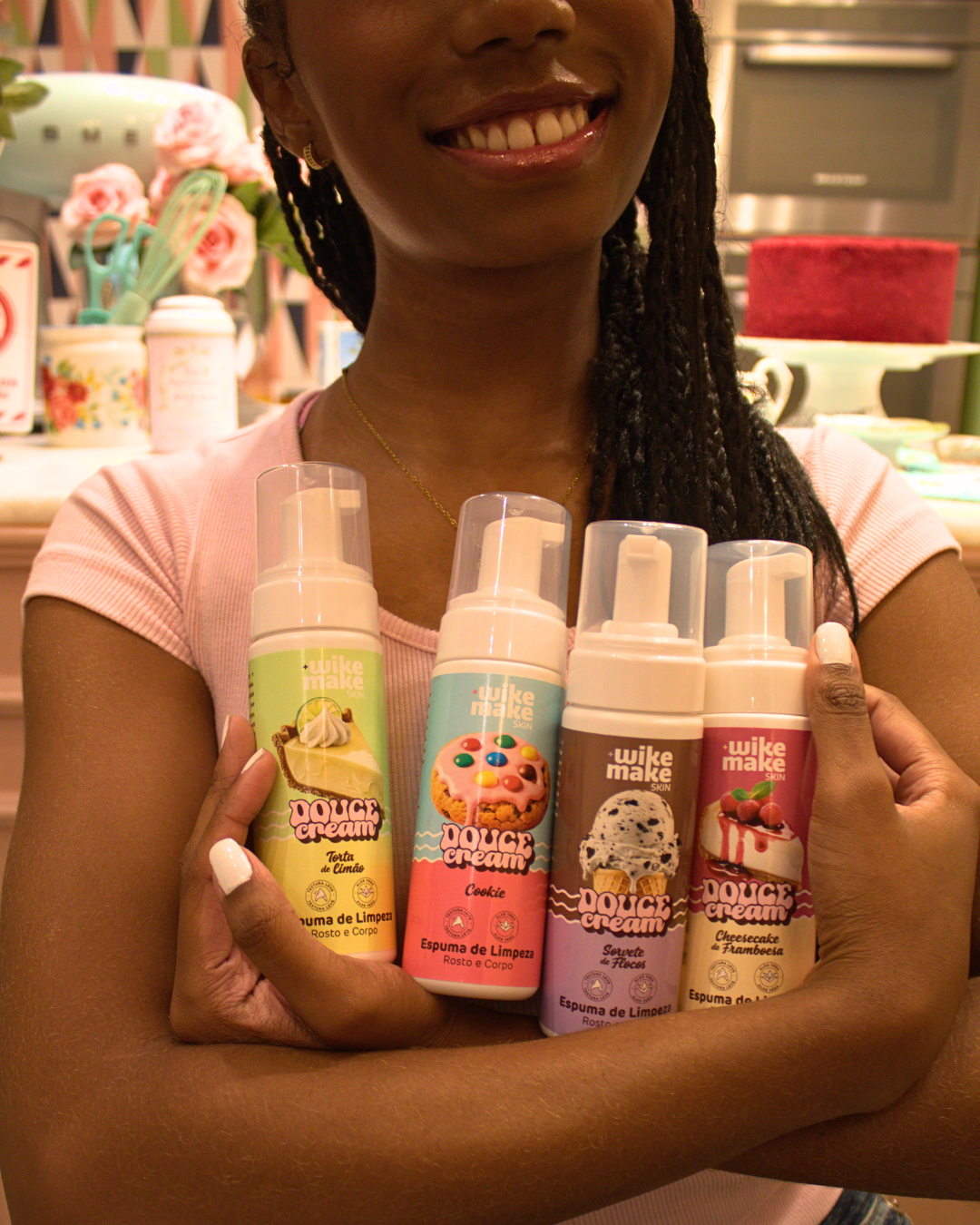 Espuma de Limpeza Douce Cream - Wike Make Skin