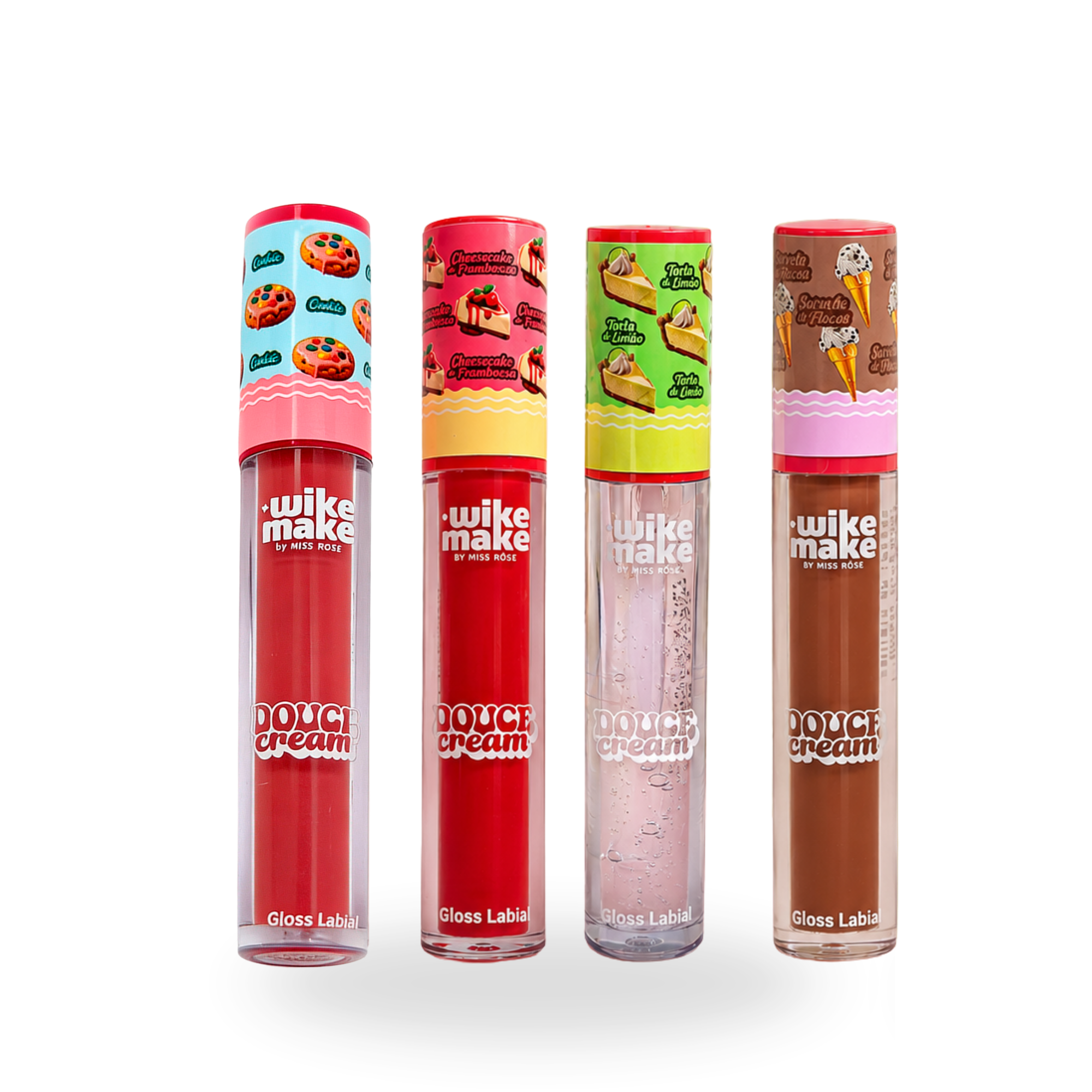 Gloss Labial Douce Cream - Wike Make Skin