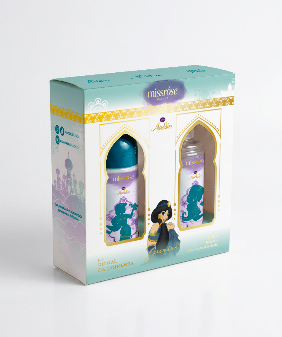 Kit Ritual da Princesa Body Mist Jasmine + Óleo de Banho - Miss Rôse - Miss Rôse Brasil