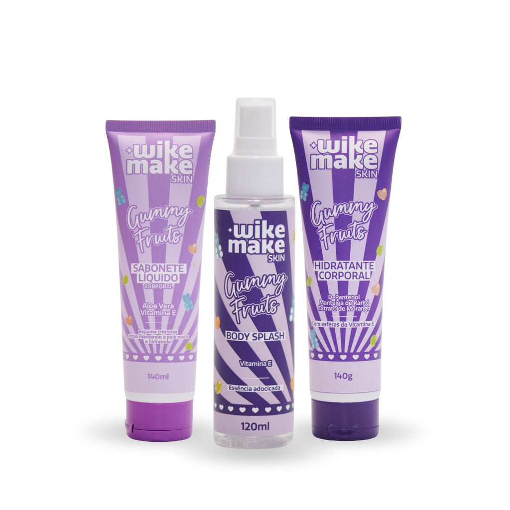 Trio Gummy Fruits Wike Make by Miss Rôse - Miss Rôse Brasil