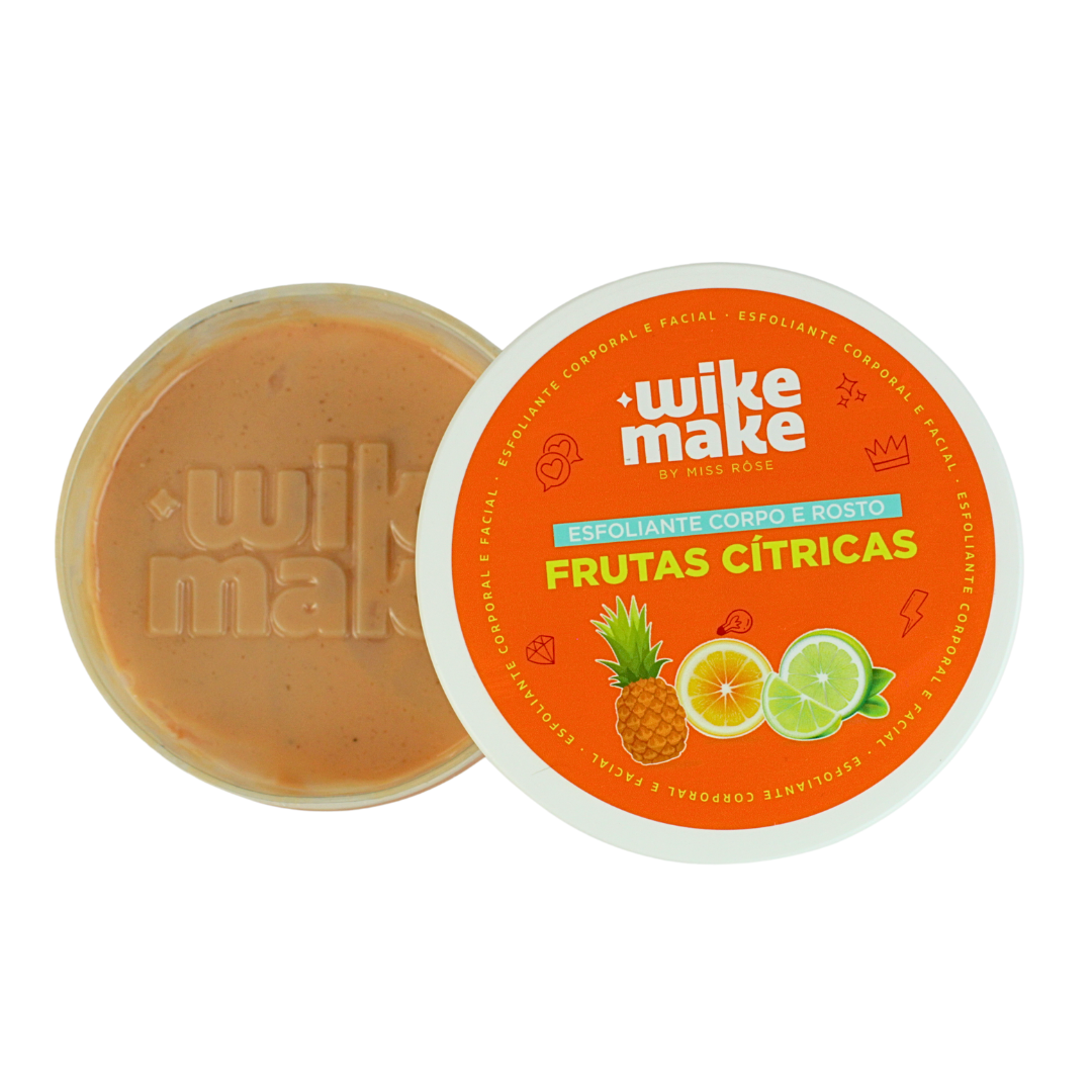 Esfoliante corpo e rosto Frutas Cítricas Wike Make By Miss Rôse - Miss Rôse Brasil