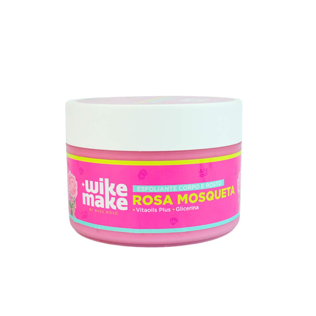 Esfoliante Corpo e Rosto Rosa Mosqueta - Wike Make By Miss Rôse - Miss Rôse Brasil