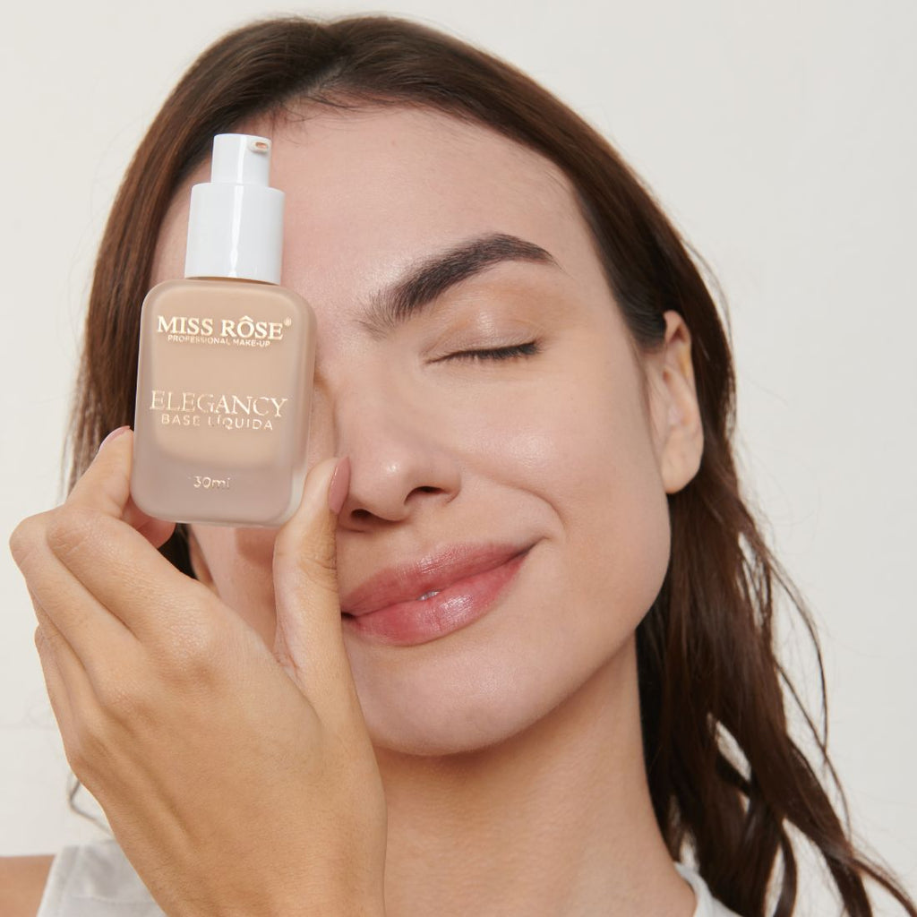 Base Líquida Soft Matte Elegancy - Miss Rôse - Miss Rôse Brasil