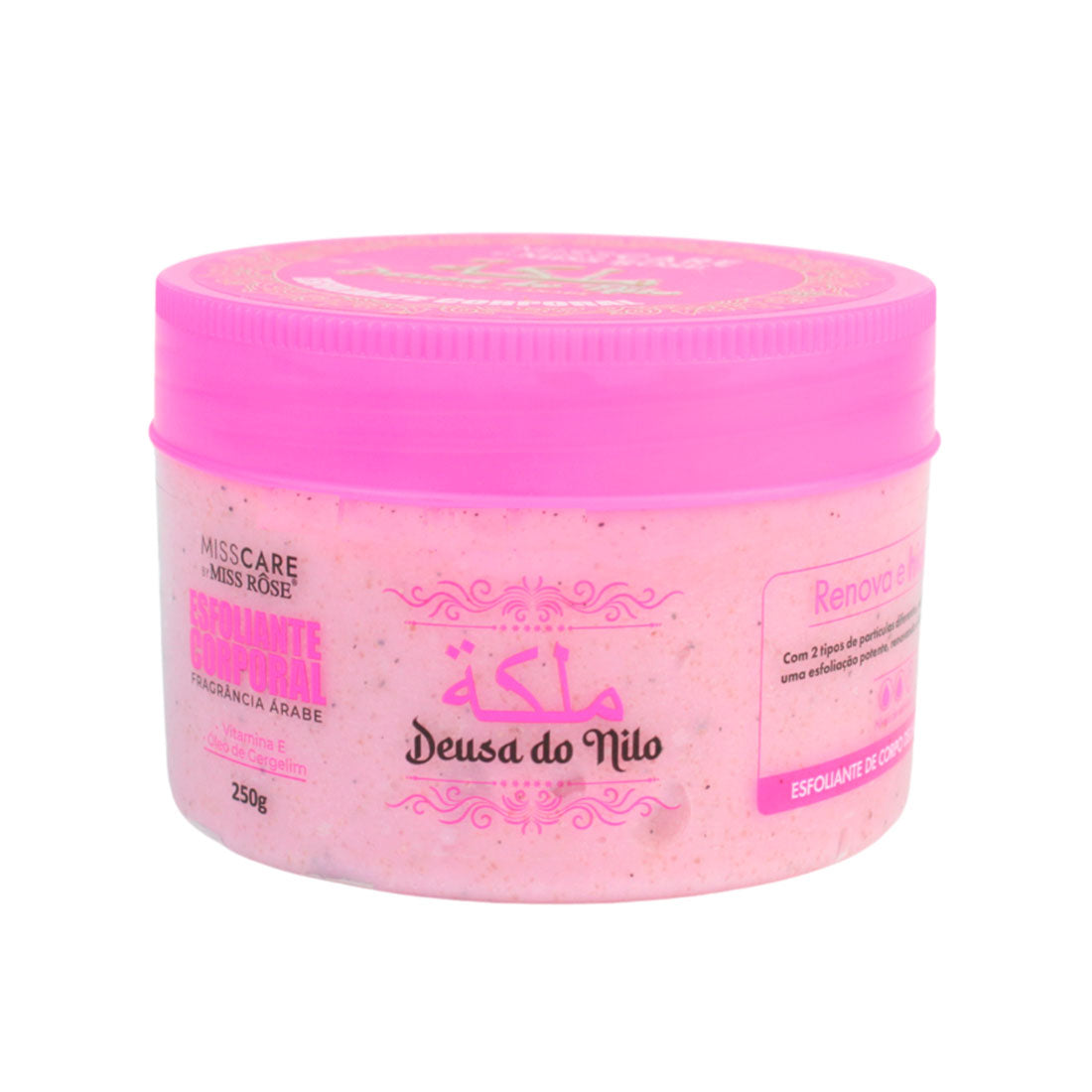 Esfoliante Corporal Fragrância árabe Deusa do Nilo - Miss Rôse - Miss Rôse Brasil