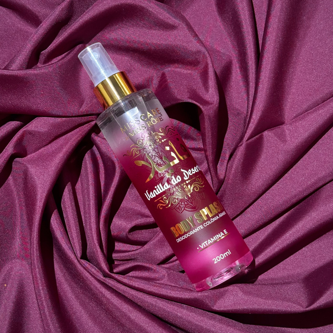 Body Splash Àrabe Vanilla do Deserto - Miss Rôse - Miss Rôse Brasil