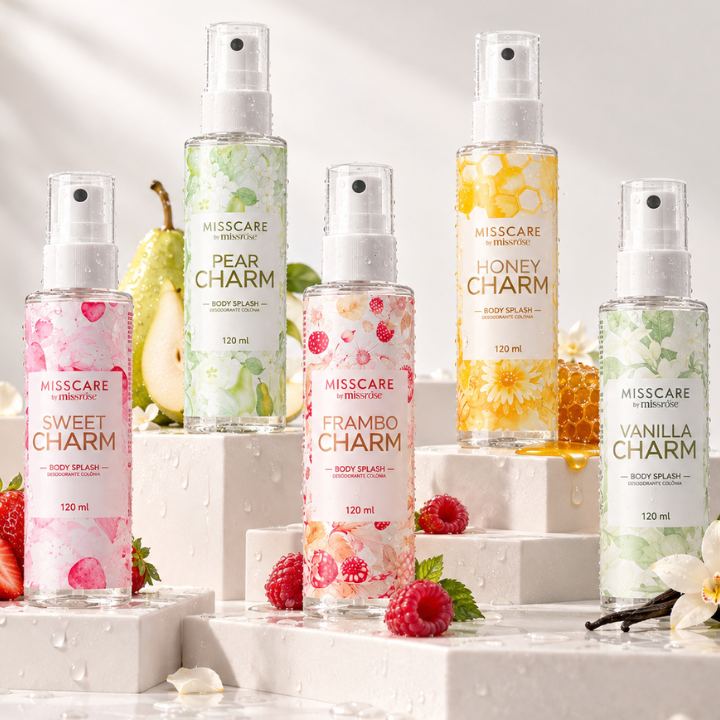 Body Splash Linha Charm - Miss Rôse - Miss Rôse Brasil