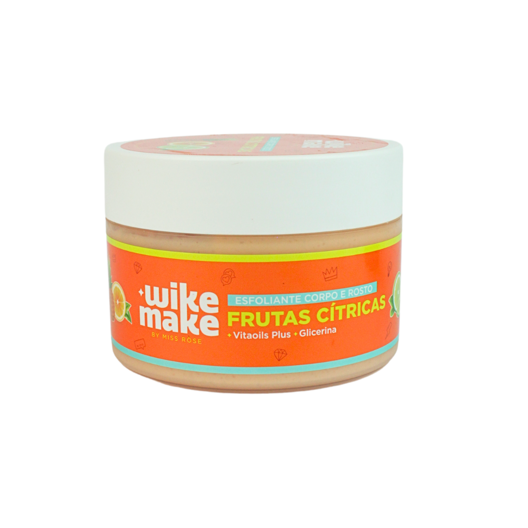 Esfoliante corpo e rosto Frutas Cítricas Wike Make By Miss Rôse - Miss Rôse Brasil