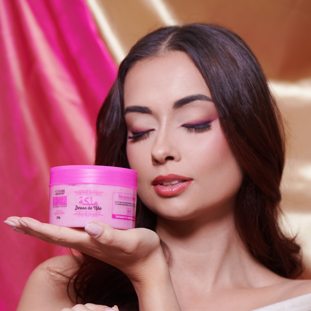 Esfoliante Corporal Fragrância árabe Deusa do Nilo - Miss Rôse - Miss Rôse Brasil