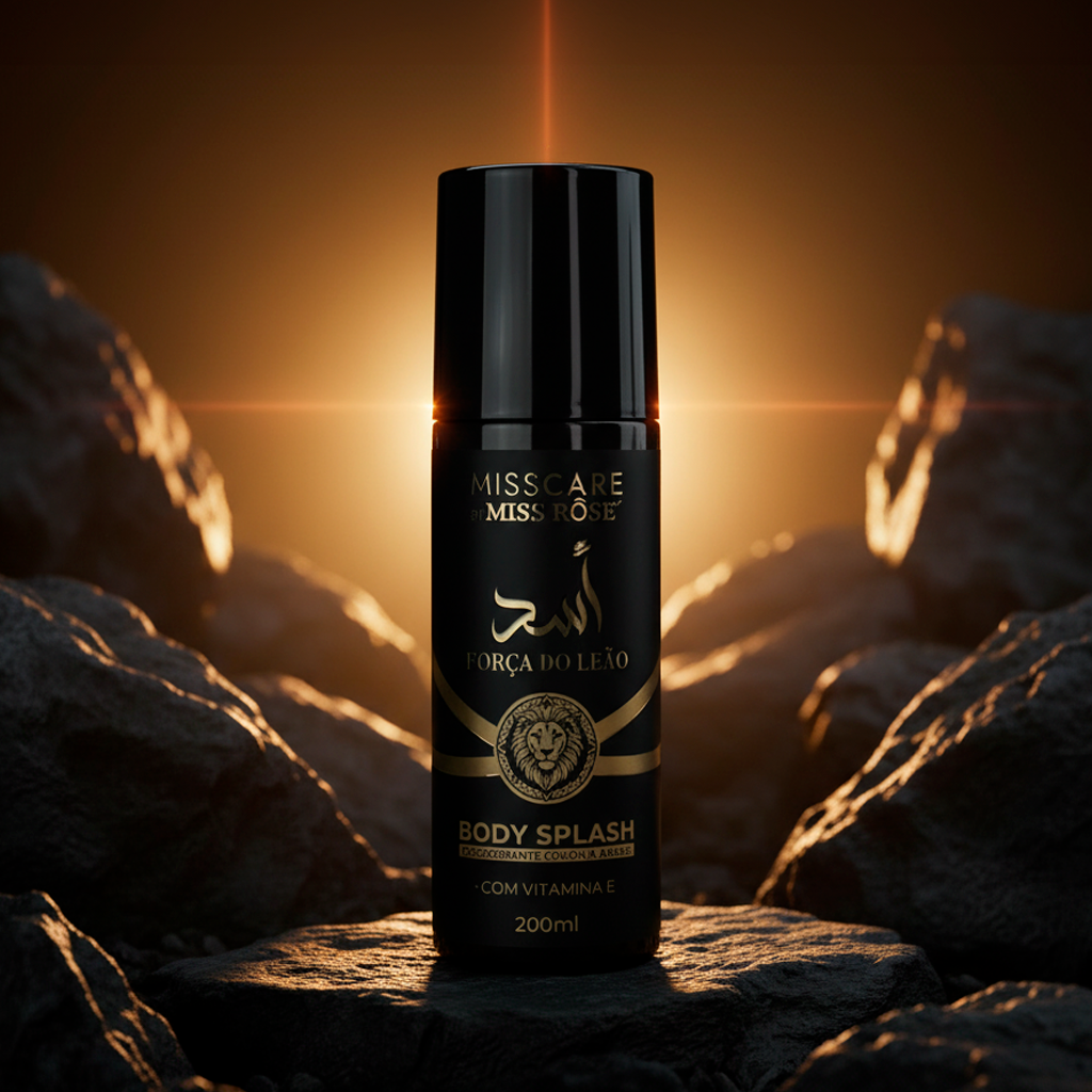 Body Splash Força do Leão - Miss Care by Miss Rôse - Miss Rôse Brasil