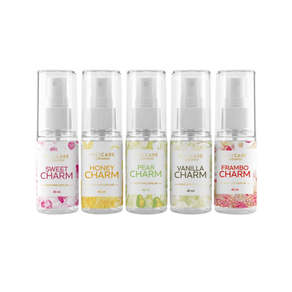 PERFUMES CAPILARES CHARM - Miss Rôse Brasil