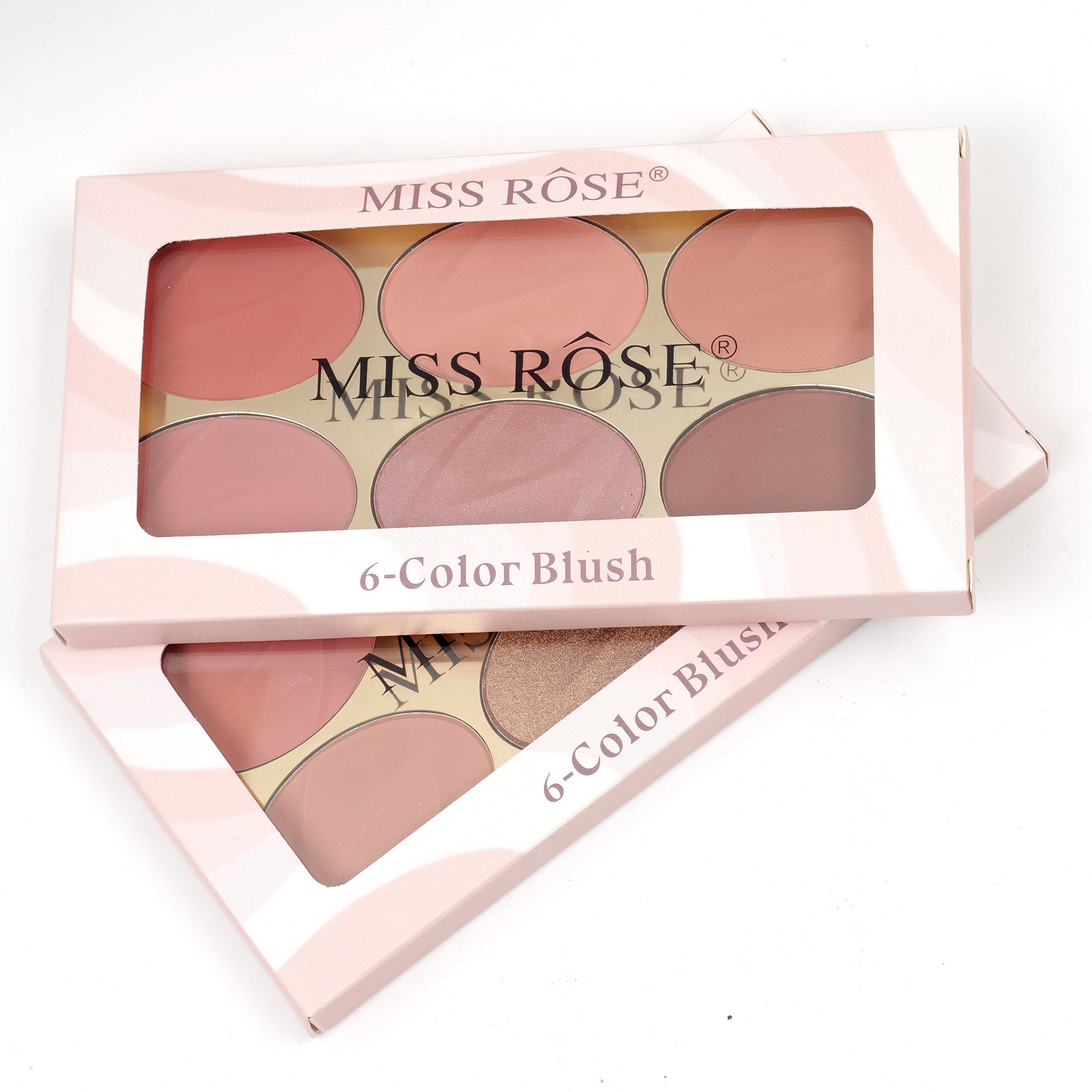 Paleta Color Blush 6 Cores Miss Rôse